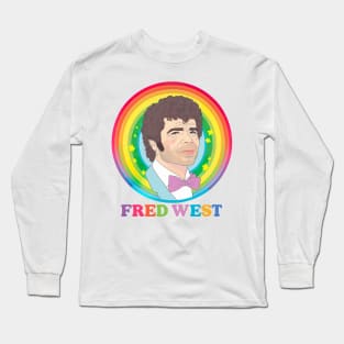 Fred West / 90s Style Aesthetic Design Long Sleeve T-Shirt